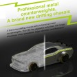 Turbo Racing Micro Drift Muscle car Grise C65 chassis CT04 1/76e