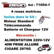 Traxxas E-Revo 4X4 Brushed Vert 1/16e Accus+chargeur 12v 