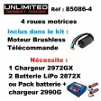 Traxxas UDR Unlimited Desert Racer 4X4 VXL LED TSM 1/7e BLEU SUR-COMMANDE