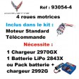 Traxxas 4-TEC 3.0 - CORVETTE STINGRAY 4X4–1/10 Noir SUR-COMMANDE