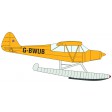 1/48e Minicraft Piper Super Cub hydravion