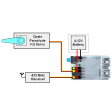 Radiocommande opale pour Parachute Drone 433mHz - 2.5km de portée
