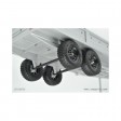 Remorque 2 essieux Cross RC T007 au 1/10 avec bâche pour camions/crawler KIT à peindre