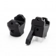 Etriers avants CRX en aluminium usinés Noir