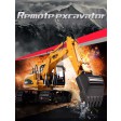 Pelleteuse sur chenilles RC HUINA 1/14e - Prêt à rouler