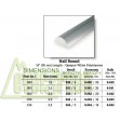 241-Evergreen 5 demi-ronds DIA.1,52x355mm