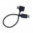 Cable micro USB tréssé pour micro USB 150mm Mavic 1/2/Air