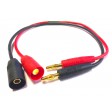 Cordon de charge bananes 4mm vers AS150 CUSTOM