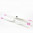 Paire Hélices DJI 9.4x4.3" auto-serrantes fibre carbone noires et blanches (cw+ccw)