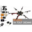 DJI F550 E300 - Moteurs + Contrôleurs + Naza-M V2 + Zenmuse H3-3D + Datalink 2.4 + Mini iOSD + Can-Hub + Train + AVL58 TX+RX