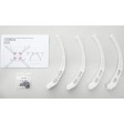 ∆ DJI F450 e305 - NAZA-M V2+H4-3D+GCU+Train+Radio AT9+LiPo 3S+Chargeur