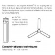 Extension de poignée/trépied (métal) Ronin-S/SC