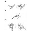 Support de perche du moteur Focus Ronin-SC