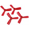 Hélices tripale BULLNOSE Dalprop 4045 / 4x4.5’’ rouge horaire et anti-horaire (4)