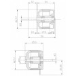Moteur brushless Protronik DM2210 1700kv 140w LiPo 2s/3s