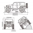 Kyosho Mini-Z 4X4 Mx-01 Jeep Wrangler Rubicon Hellayella SUR-COMMANDE