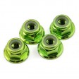 ECROUS NYLSTOP ALU EPAULES 4MM (4) VERT