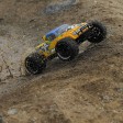 ECX Ruckus Monster Truck 4WD AVC RTR Jaune/Bleu 1/10