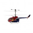 Train d'atterrissage avec support de batterie blanc- Blade Red Bull BO-105 MCX CB CX