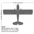 E-Flite Decathlon RJG 1.2m AS3X SAFE Select BNF-Basic SUR-COMMANDE