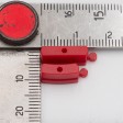 Turbo Racing Elements de rail en plastique rouge pour piste (50 pcs)