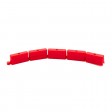 Turbo Racing Elements de rail en plastique rouge pour piste (50 pcs)