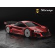 Carrosserie à peindre Bitty Design EPTRON TC 190mm - 1/10ème
