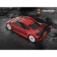 Carrosserie à peindre Bitty Design EPTRON TC 190mm - 1/10ème