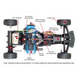 Tamiya Nissan GT-R LM Nismo F103GT Kit à monter 1/10