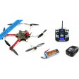 DJI F550 - COMBO RTF, 100% monté, réglé, testé en vol avec NAZA-M, Graupner MX12, Lipo 4000 4s, Chargeur E4.