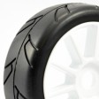 Roues Fastrax Gomme STREET Blanche 1/8e 2pcs