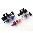 Filtre à carburant Deluxe anodisé violet Fastrax avec support