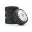 Roues Fastrax Rally Angle Silver 1/10e
