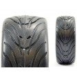 Roues Fastrax 6 batons OR/Chrome Gomme Tread 4pcs 1/10