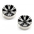 Jantes Fastrax haut de gamme 1.9" Beadlock 6 bâtons paire 1/10 Crawler