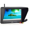 Ecran vidéo 7" 800x480 16/9 TFT 450cd/m² + RX 5.8GHZ et pare soleil