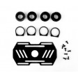 Support de batterie, nacelle ou caméra amorti pour tube 12mm multi-rotor