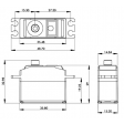 Servo MKS DS9670A+ 2,83kg/ 0,08 sec/ anti couple
