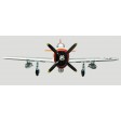 FMS Giant Warbird P47 Silver PNP 1400mm
