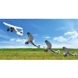 FMS PA-18 Super Cub 1700mm PNP kit avec flotteurs & systeme reflex