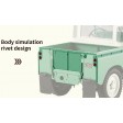 FMS 1/12 Land Rover Series II scaler RTR car kit - Jaune SUR-COMMANDE