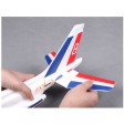 FMS Lancé-main Planeur Alpha jet 600mm blue et rouge
