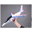 FMS Lancé-main Planeur Alpha jet 600mm blue et rouge