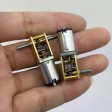 Moteur réducté double arbre FAST 3 à 12v - 4/16tr