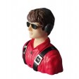 Buste de pilote echelle 1/6e 90x85x42mm SUR-COMMANDE
