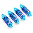 Fastrax Amortisseur alu bleu (4) Tamiya TT-02
