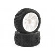 Roues montées Arrières blanches 2pcs FTX COMET Truggy 1/12e