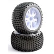 Roues Fastrax 10 branches arrière blanche 1/10