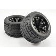 Roues Fastrax EAGLE 6 double branches noir 1/10 Monster truck