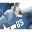 1/48eTamiya Vought F4U-1D Corsair - avec Moto Tug